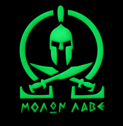 Molon Labe Spartan Blackghost