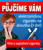 Zapůjčení elektronické cigarety s příslušenstvím na dobu 7 dní