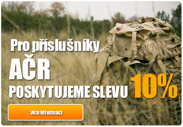 Sleva 10% pro příslušníky AČR
